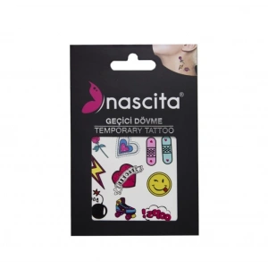 Nascita Geçici Yüz Dövmesi Renkli