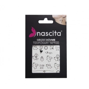 Nascita Geçici Yüz Dövmesi Unicorn Temalı