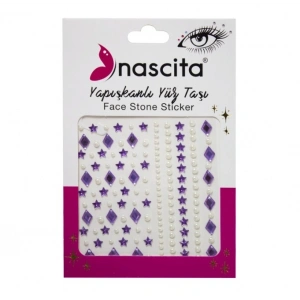 Nascita Yapışkanlı Yüz Taşı Mor