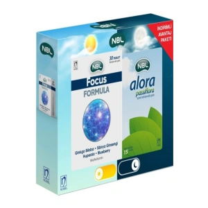 NBL Focus Formula 30 Tablet + NBL Alora Passiflora 30 Tablet İndirimli Avantaj Paketi