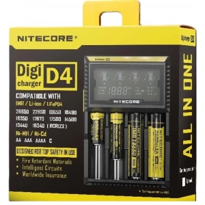 Nitecore D4 Digi Charger Li-ion / NI-CD / NI-MH / LifePO4 Dijital Pil Şarj Cihazı