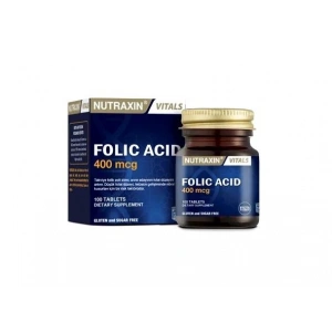 Nutraxin Folic Acid 400 mcg 100 Tablet