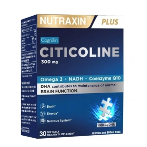 Nutraxin Plus Sitikolin 300 mg 30 Kapsül