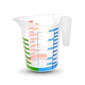Ölçü Kabı Dereceli Renkli 1000 ML