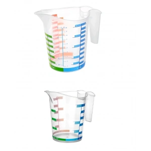 Ölçü Kabı Dereceli Renkli 1000 ML + 500 ML Set