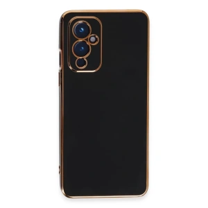 One Plus 9 Kılıf Volet Silikon - Siyah