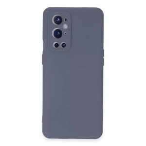 One Plus 9 Pro Kılıf Nano içi Kadife Silikon - Gri