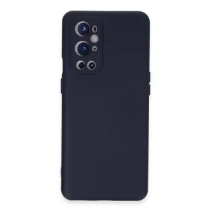 One Plus 9 Pro Kılıf Nano içi Kadife Silikon - Lacivert