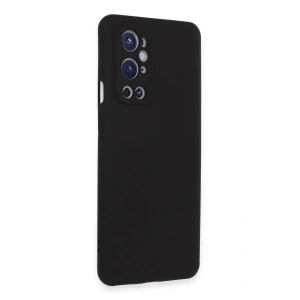 One Plus 9 Pro Kılıf Nano içi Kadife Silikon - Siyah