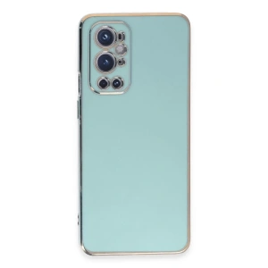 One Plus 9 Pro Kılıf Volet Silikon - Açık Yeşil