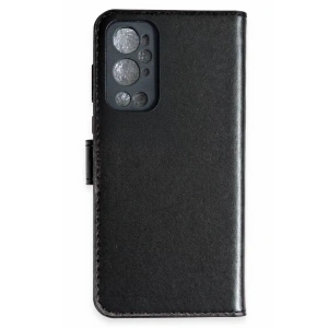 One Plus 9 Pro Trend S Plus Kapaklı Kılıf - Siyah