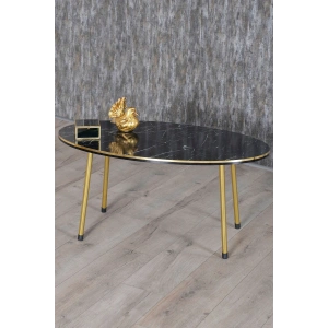 Orta Sehpa Bendir Kr Metal Ayak Çift Gold