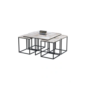 Orta Sehpa Ve Zigon Sehpa 5li Lüx Set EFES