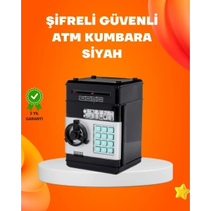 Otomatik Para Çeken Şifreli ATM Tasarımlı Kumbara