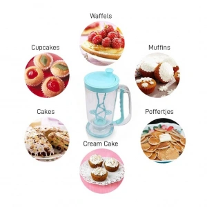 Pancake Machine Mikser Krep Makinesi Hamur Dağıtıcı Mekanizmalı