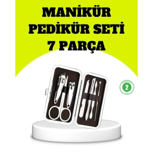 Paslanmaz Çelik Kişisel Bakım Seti – 7 Parça