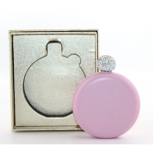 Paslanmaz Çelik Matara 5 Oz Pembe