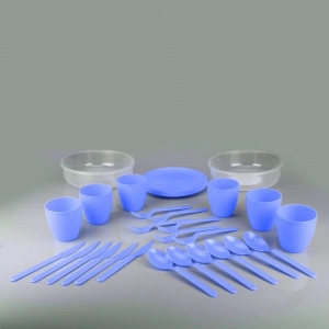 Piknik Seti 6 Kişilik Çantalı 32 Parça