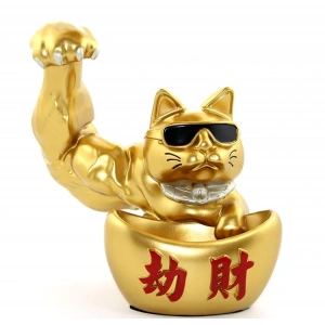 Polyester Şanslı Kedi Figürü Model 1