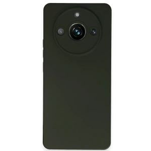 Realme 11 Pro Kılıf Nano içi Kadife Silikon - Koyu Yeşil