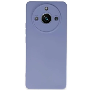 Realme 11 Pro Kılıf Nano içi Kadife Silikon - Lila