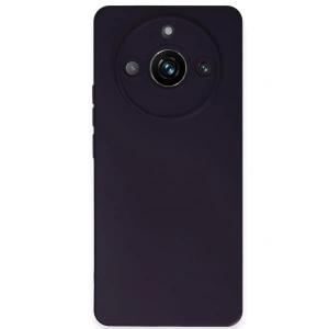 Realme 11 Pro Kılıf Nano içi Kadife Silikon - Mor