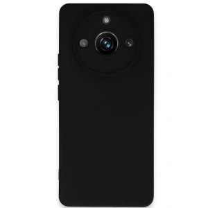 Realme 11 Pro Kılıf Nano içi Kadife Silikon - Siyah