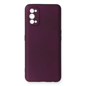 Realme 7 Pro Kılıf First Silikon - Mürdüm