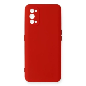 Realme 7 Pro Kılıf Nano içi Kadife Silikon - Kırmızı