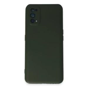 Realme 7 Pro Kılıf Nano içi Kadife Silikon - Koyu Yeşil