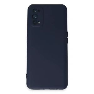 Realme 7 Pro Kılıf Nano içi Kadife Silikon - Lacivert