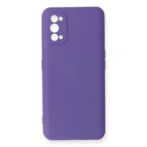Realme 7 Pro Kılıf Nano içi Kadife Silikon - Mor