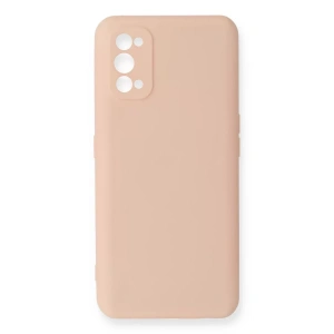 Realme 7 Pro Kılıf Nano içi Kadife Silikon - Pudra