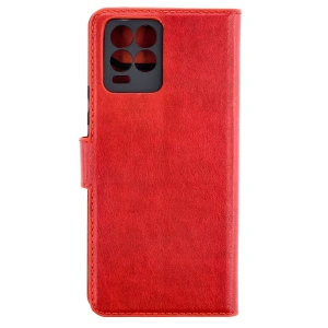 Realme 8 Pro Kılıf Trend S Plus Kapaklı Kılıf - Kırmızı