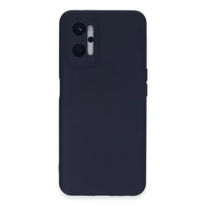 Realme 9i 4G Kılıf Nano içi Kadife Silikon - Lacivert
