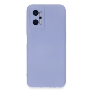 Realme 9i 4G Kılıf Nano içi Kadife Silikon - Lila