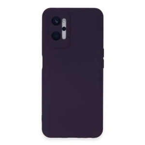 Realme 9i 4G Kılıf Nano içi Kadife Silikon - Mor