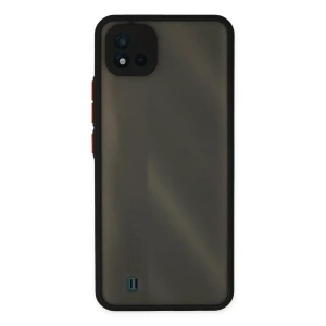 Realme C11 2021 Kılıf Montreal Silikon Kapak - Siyah