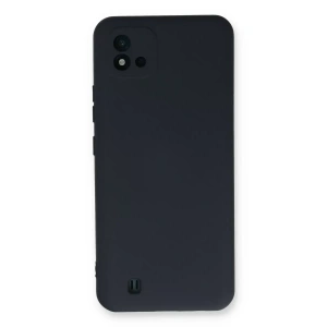 Realme C11 2021 Kılıf Nano içi Kadife Silikon - Lacivert