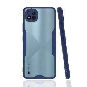 Realme C11 2021 Kılıf Platin Silikon - Lacivert
