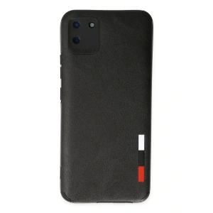 Realme C11 Kılıf Loop Deri Silikon - Siyah