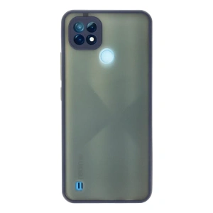 Realme C21 Kılıf Montreal Silikon Kapak - Lacivert