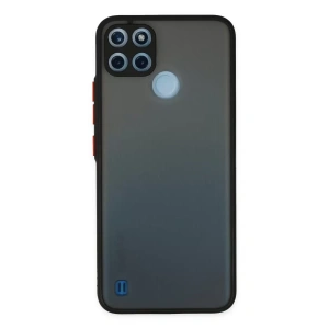 Realme C21Y Kılıf Montreal Silikon Kapak - Siyah