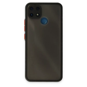 Realme C25 Kılıf Montreal Silikon Kapak - Siyah