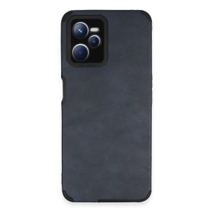 Realme C35 Kılıf Loop Deri Silikon - Lacivert