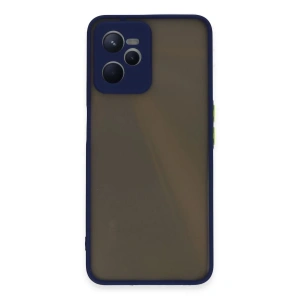 Realme C35 Kılıf Montreal Silikon Kapak - Lacivert