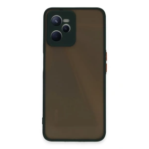 Realme C35 Kılıf Montreal Silikon Kapak - Yeşil