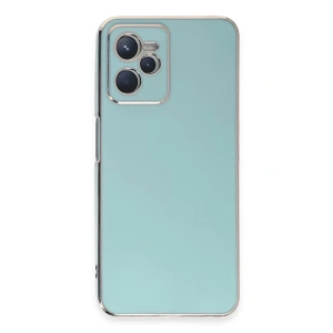 Realme C35 Kılıf Volet Silikon - Açık Yeşil