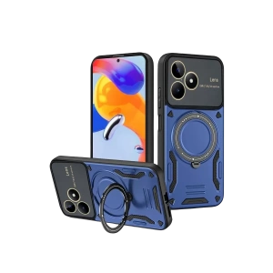 Realme C53 Kılıf Joy Lens Standlı Kapak - Lacivert