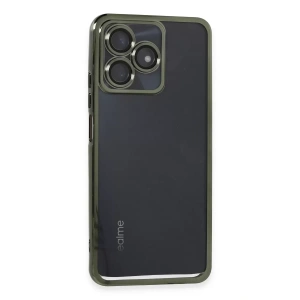 Realme C53 Kılıf Lensli Silikon - Yeşil